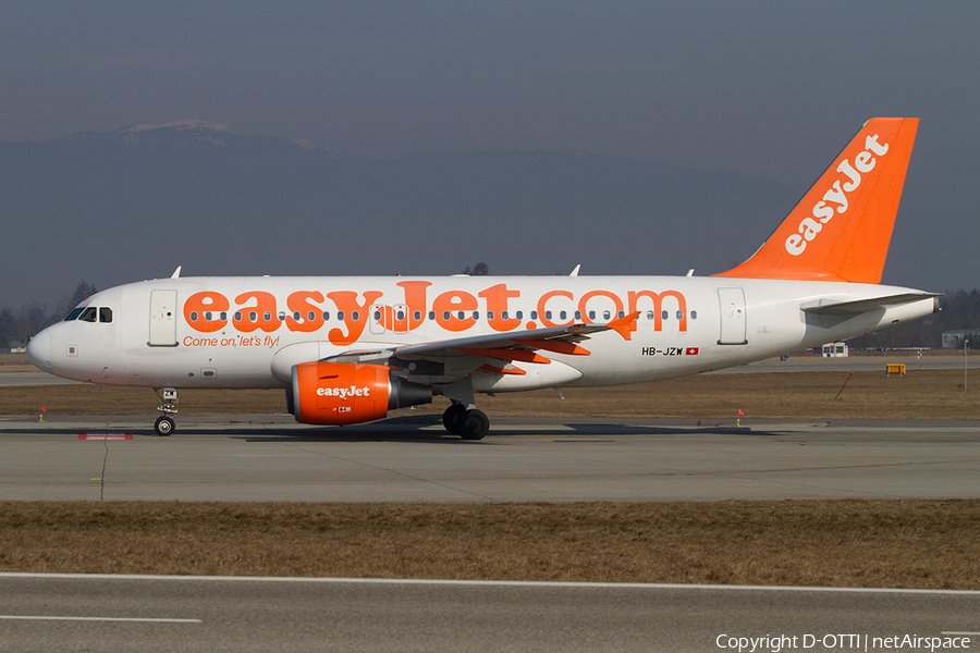 easyJet Switzerland Airbus A319-111 (HB-JZW) | Photo 376306