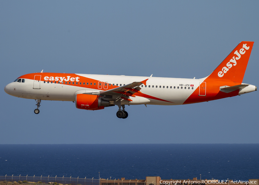 easyJet Switzerland Airbus A320-214 (HB-JZX) | Photo 298295