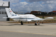 (Private) Cessna 414 Chancellor (HB-LSX) at  Cascais Municipal - Tires, Portugal