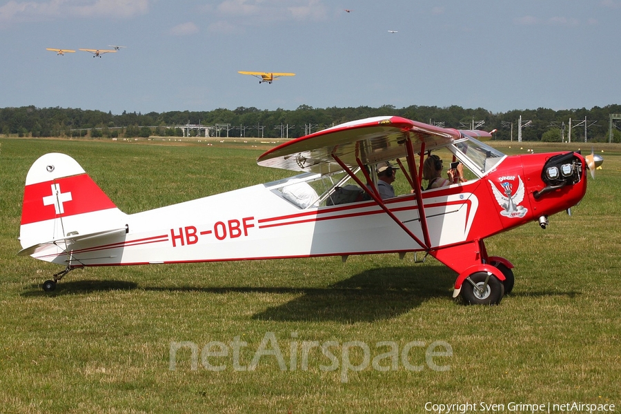 (Private) Piper J3C-65 Cub (HB-OBF) | Photo 332912