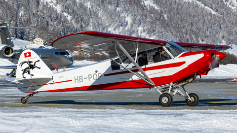 (Private) Piper PA-18-150 Super Cub (HB-PQP) at  Samedan - St. Moritz, Switzerland
