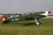 (Private) Pilatus P-2 (HB-RAW) at  Lübeck-Blankensee, Germany