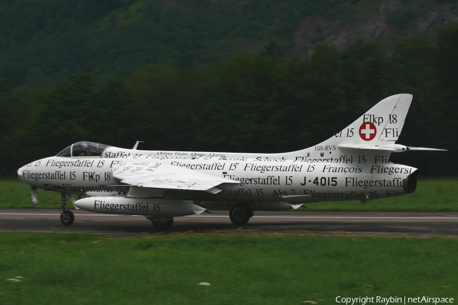 (Private) Hawker Hunter F.58 (HB-RVS) | Photo 557903