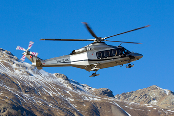 Swiss Jet AgustaWestland AW139 (HB-ZQK) at  Samedan - St. Moritz, Switzerland