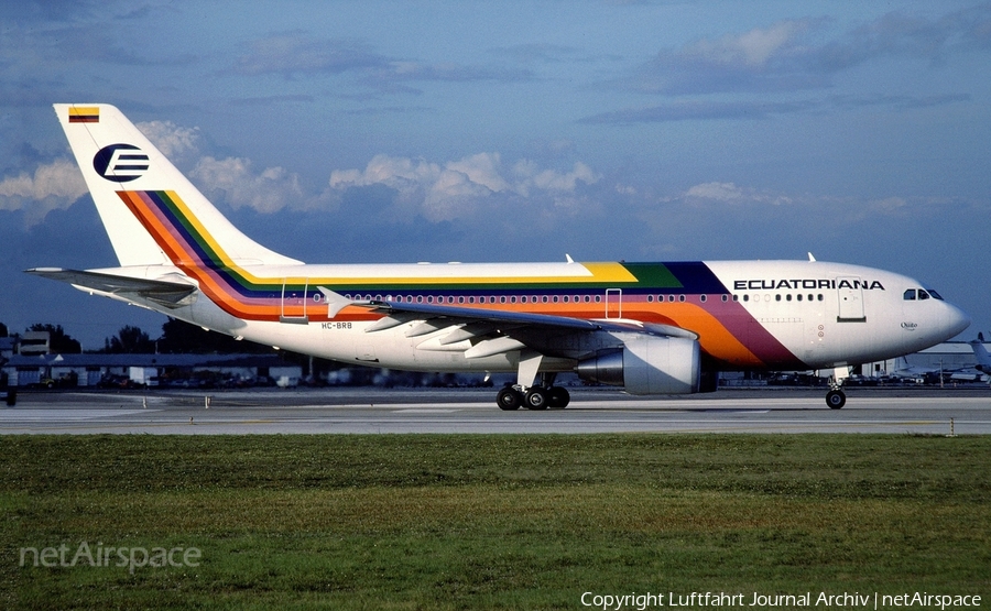 Ecuatoriana Airbus A310-324 (HC-BRB) | Photo 439316