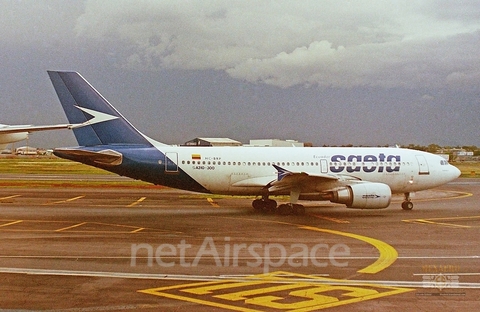 SAETA Air Ecuador Airbus A310-304 (HC-BRP) at  Mexico City - Lic. Benito Juarez International, Mexico