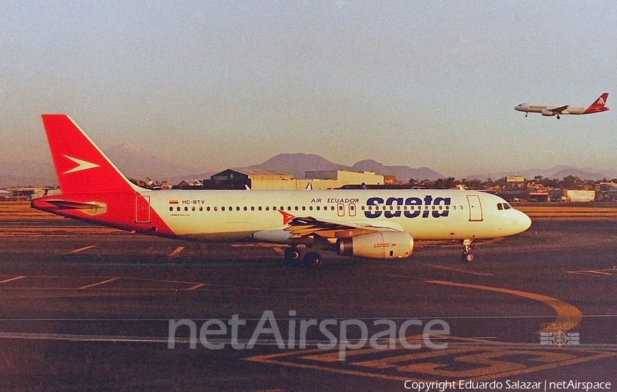 SAETA Air Ecuador Airbus A320-231 (HC-BTV) | Photo 460068