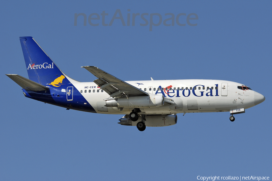 AeroGal - Aerolineas Galapagos Boeing 737-2Y5(Adv) (HC-CER) | Photo 8785