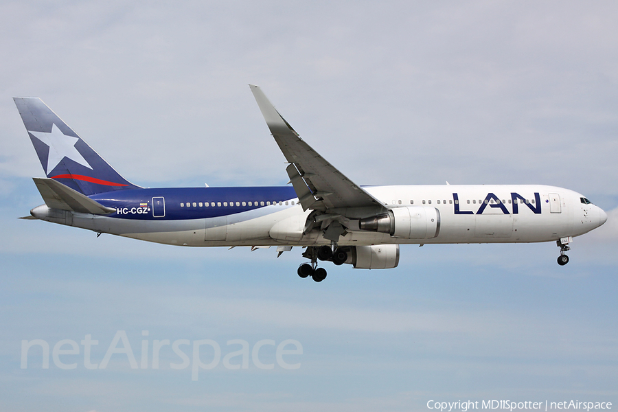 LAN Airlines Boeing 767-3Q8(ER) (HC-CGZ) | Photo 12430