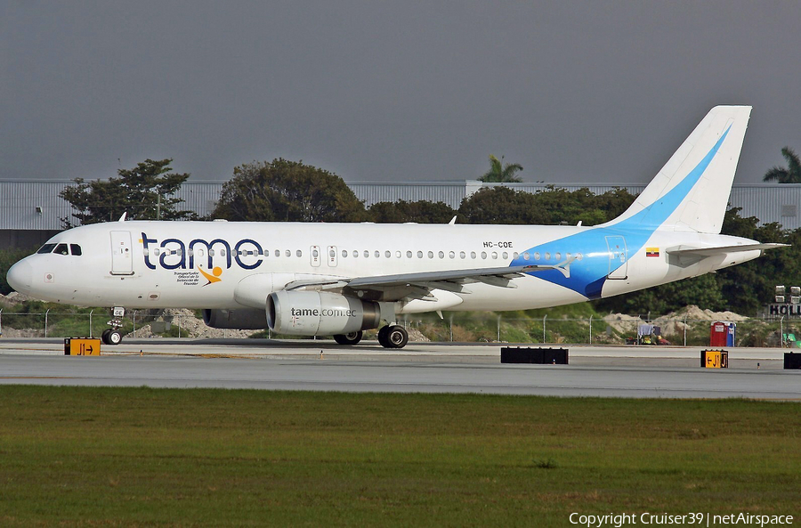 TAME - Linea Aerea del Ecuador Airbus A320-233 (HC-COE) | Photo 102988