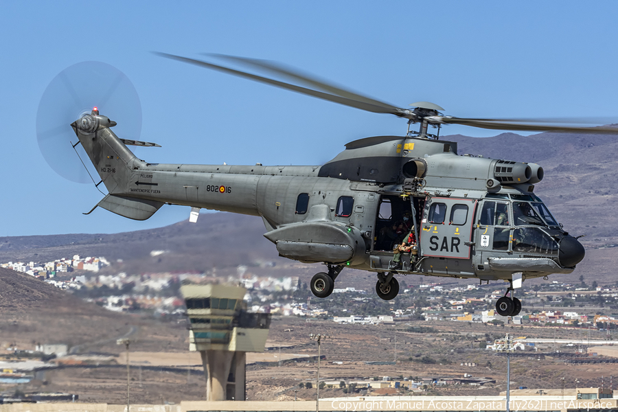 Spanish Air Force (Ejército del Aire) Airbus Helicopters H215 Super Puma (HD.21-16) | Photo 414813