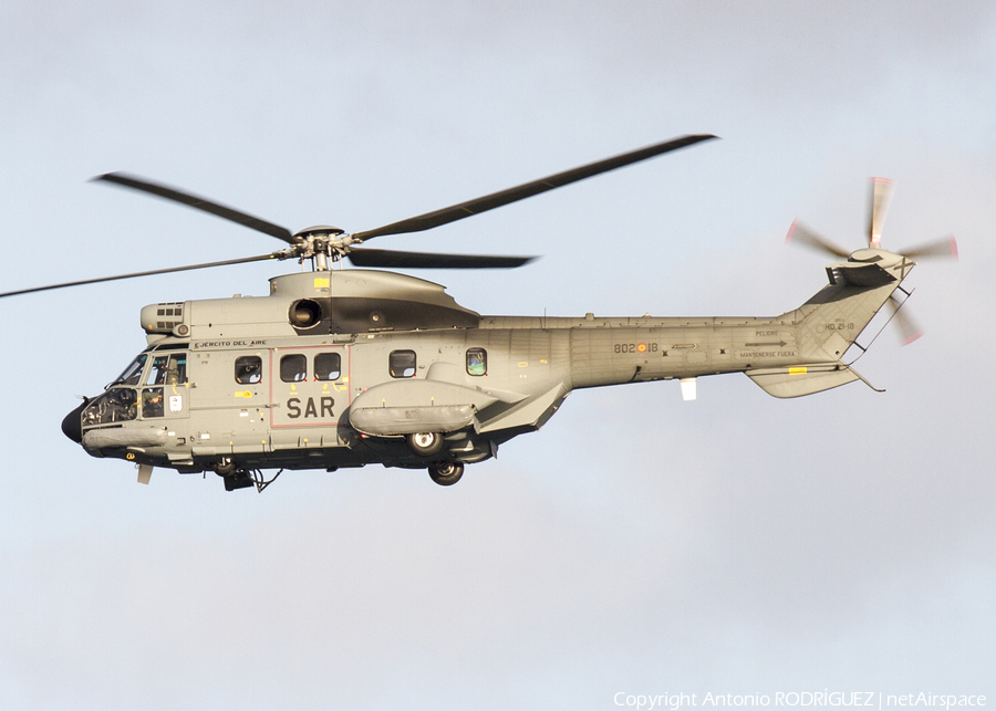 Spanish Air Force (Ejército del Aire) Airbus Helicopters H215M Super Puma (HD.21-18) | Photo 203353