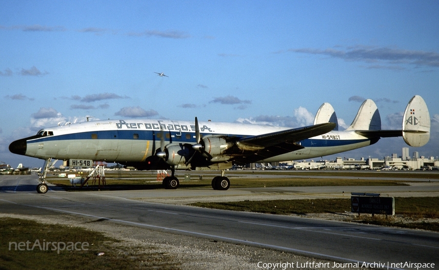 Aerochago Airlines Lockheed C-121C Super Constellation (HI-548CT) | Photo 440341