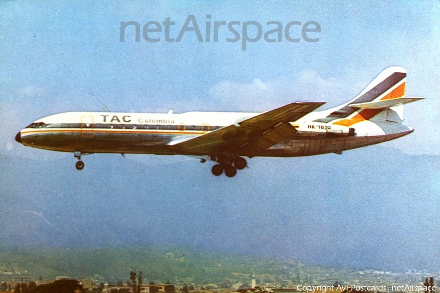 TAC Colombia Sud Aviation SE-210 Caravelle VI-R (HK-1810) | Photo 68032