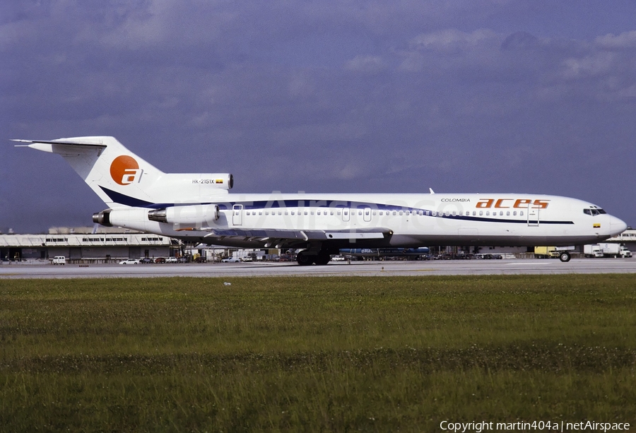 ACES Colombia Boeing 727-2A1 (HK-2151X) | Photo 347837