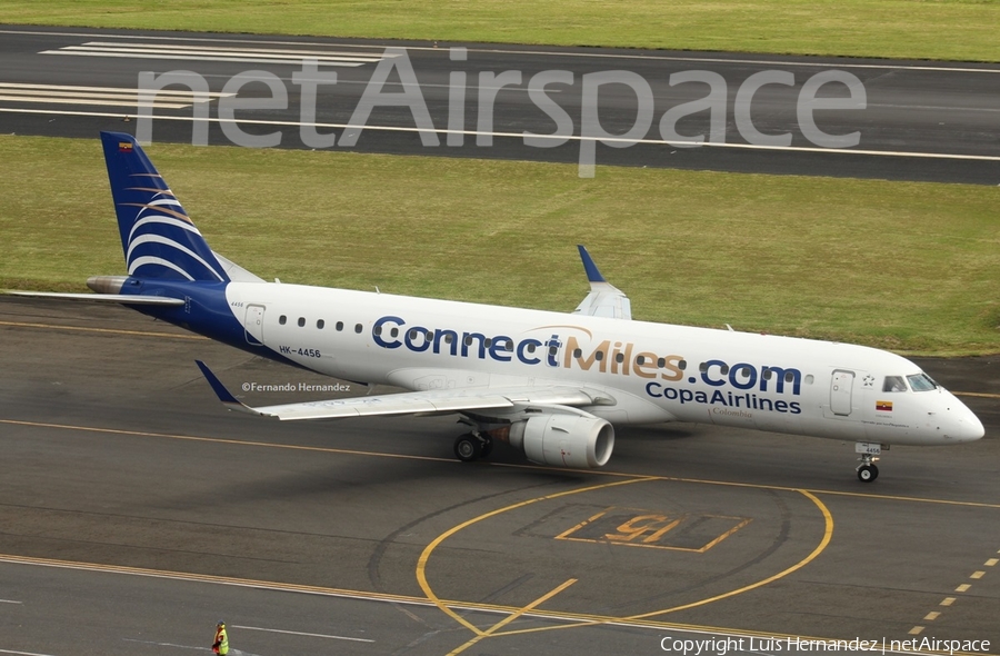 Copa Airlines Embraer ERJ-190LR (ERJ-190-100LR) (HK-4456) | Photo 222803
