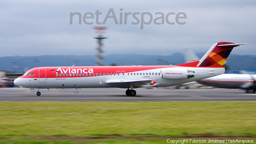 Avianca Fokker 100 (HK-4579) | Photo 8019