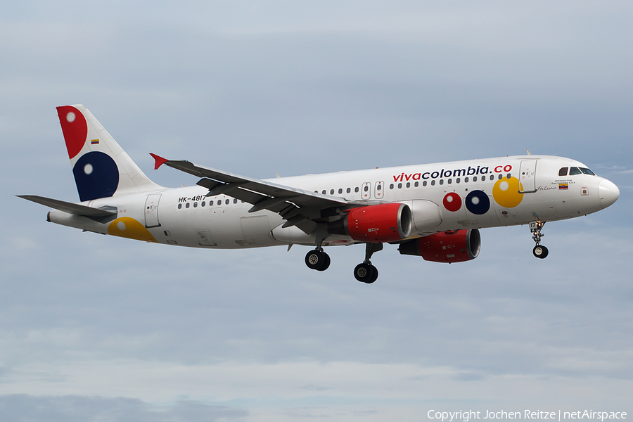Viva Air Colombia Airbus A320-214 (HK-4817) | Photo 99665