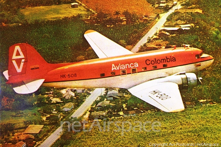 Avianca Douglas C-47 Skytrain (HK-508) | Photo 67664