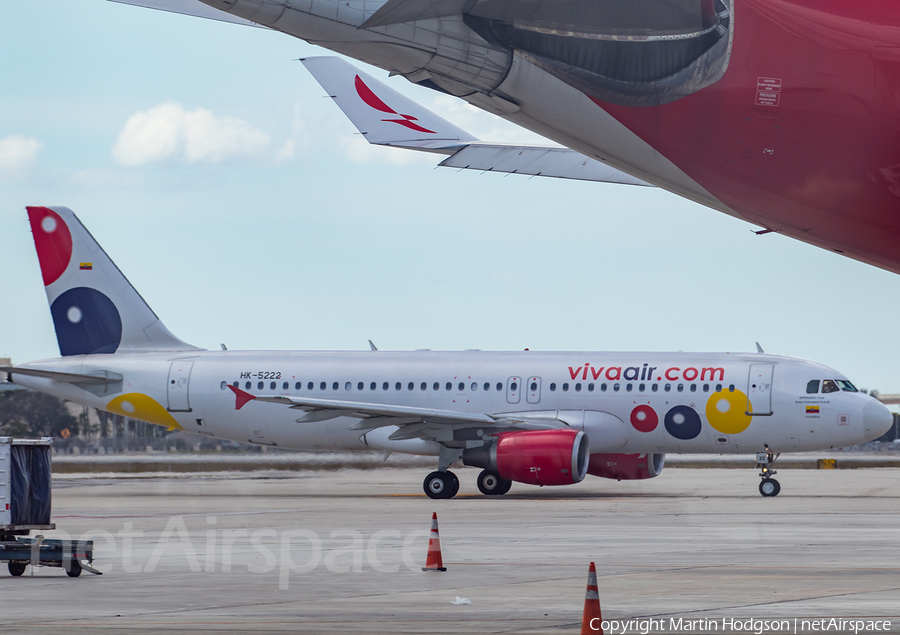 Viva Air Colombia Airbus A320-214 (HK-5222) | Photo 319174