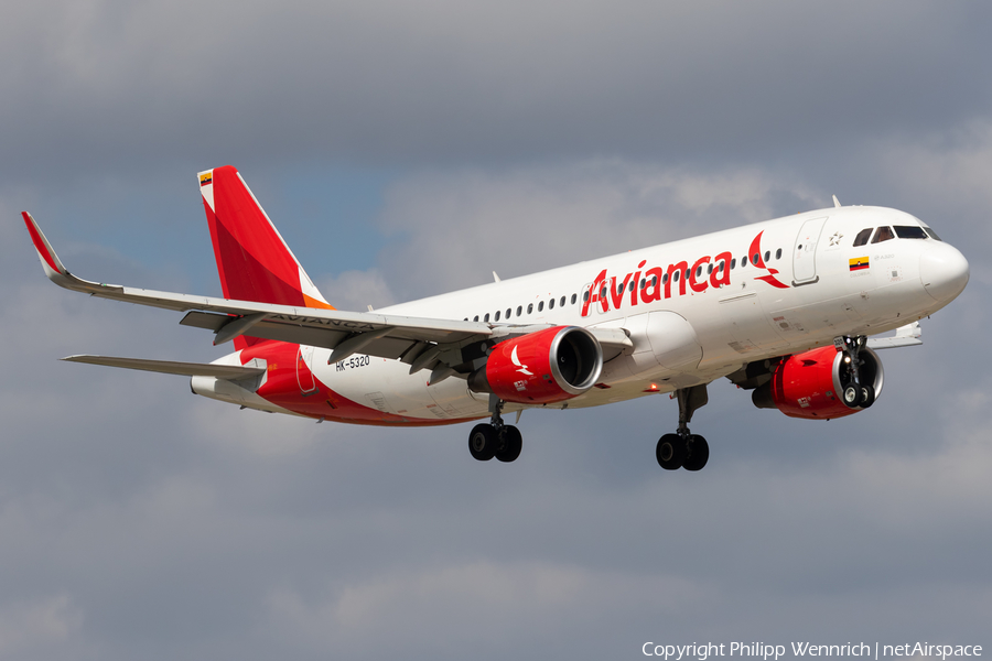 Avianca Airbus A320-214 (HK-5320) | Photo 560570