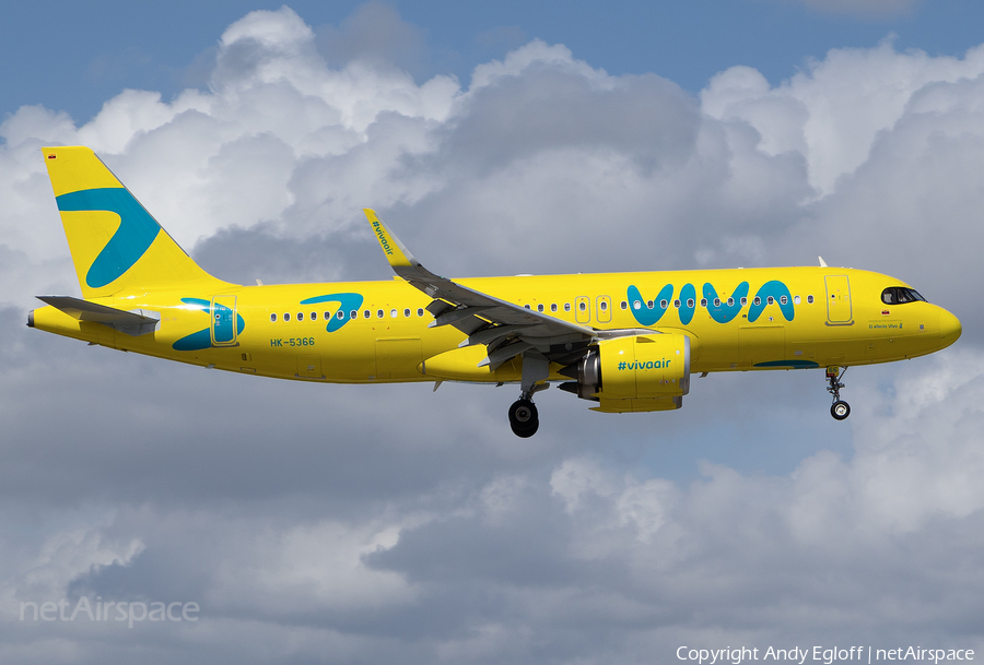 Viva Air Colombia Airbus A320-251N (HK-5366) | Photo 604772