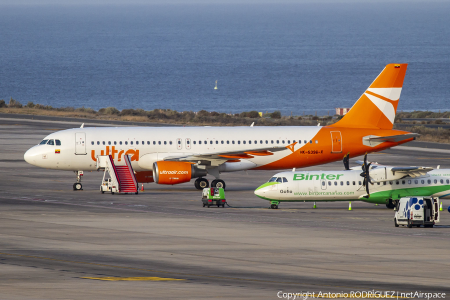 Ultra Air Airbus A320-232 (HK-5396-X) | Photo 493928