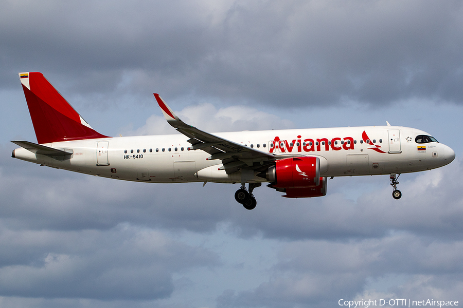 Avianca Airbus A320-251N (HK-5410) | Photo 612530
