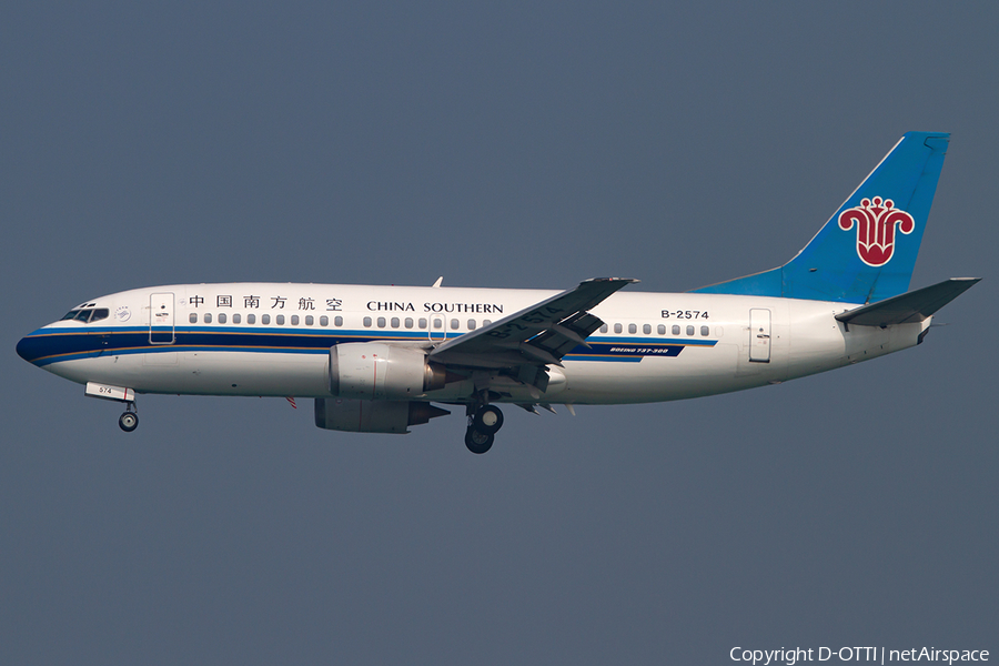 China Southern Airlines Boeing 737-37K (B-2574) | Photo 397210