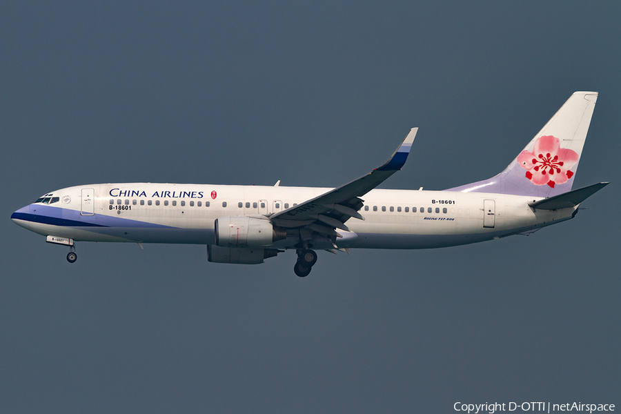 China Airlines Boeing 737-809 (B-18601) | Photo 397350