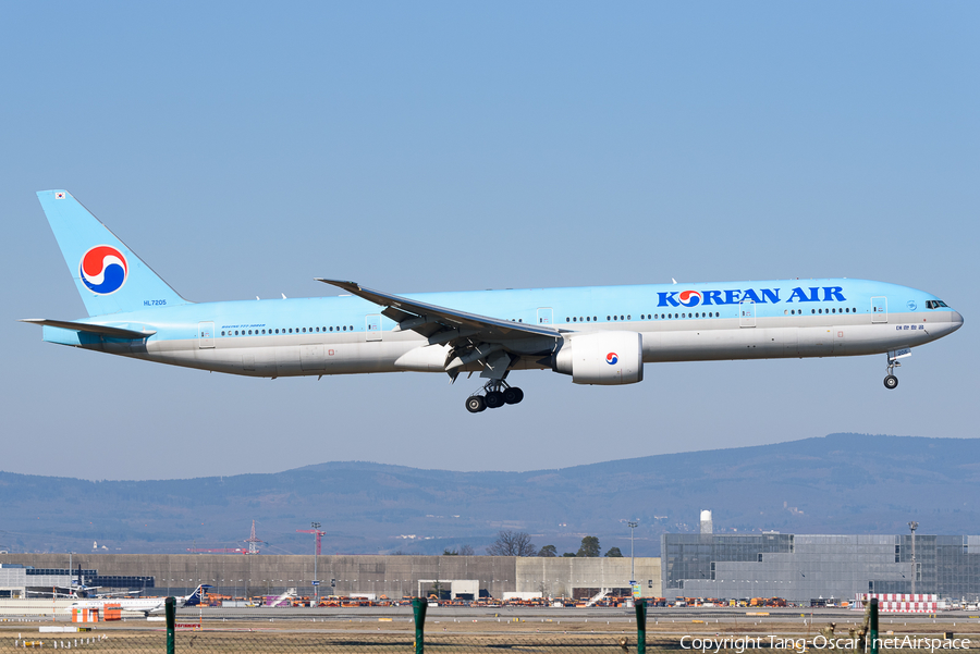 Korean Air Boeing 777-3B5(ER) (HL7205) | Photo 500503