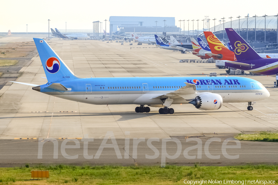 Korean Air Boeing 787-9 Dreamliner (HL7206) | Photo 427589