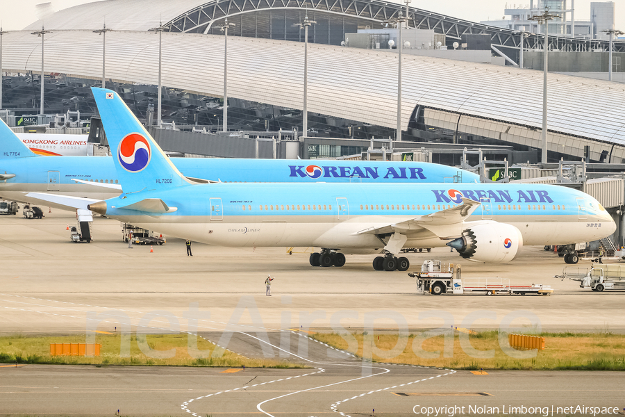 Korean Air Boeing 787-9 Dreamliner (HL7206) | Photo 427590