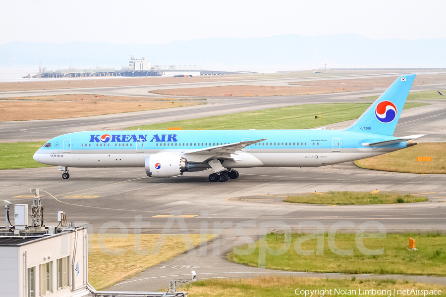 Korean Air Boeing 787-9 Dreamliner (HL7206) | Photo 427592