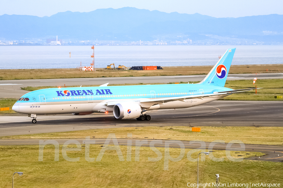 Korean Air Boeing 787-9 Dreamliner (HL7206) | Photo 427597