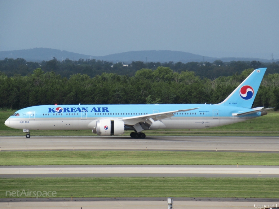 Korean Air Boeing 787-9 Dreamliner (HL7208) | Photo 400485