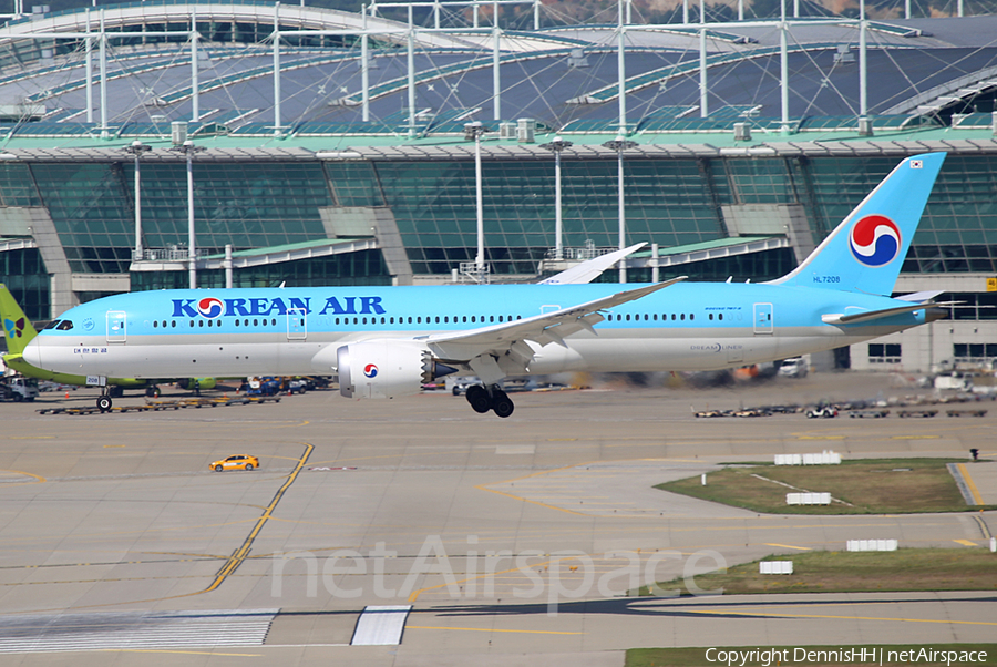 Korean Air Boeing 787-9 Dreamliner (HL7208) | Photo 349862