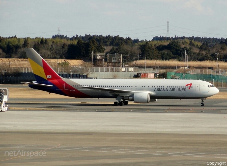 Asiana Airlines Boeing 767-38E(ER) (HL7248) | Photo 77004