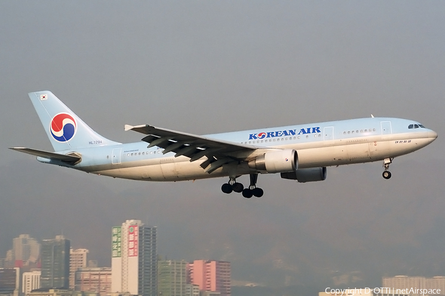 Korean Air Airbus A300B4-622R (HL7294) | Photo 167104