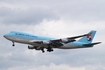 Korean Air Cargo Boeing 747-4B5F (HL7400) at  Frankfurt am Main, Germany