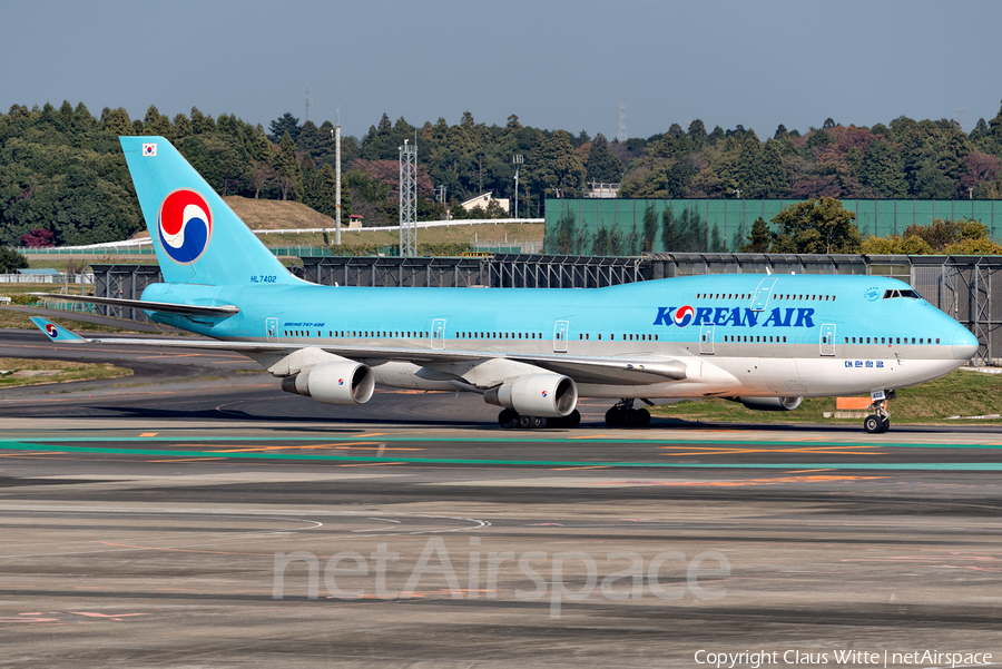 Korean Air Boeing 747-4B5 (HL7402) | Photo 317103