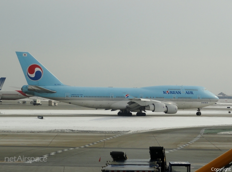 Korean Air Boeing 747-4B5 (HL7404) | Photo 76908