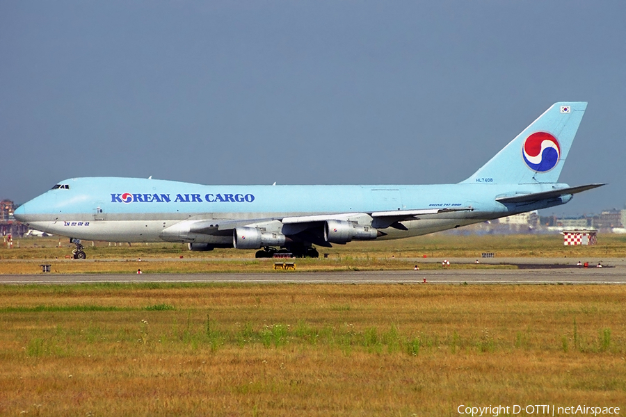 Korean Air Cargo Boeing 747-2B5F(SCD) (HL7408) | Photo 359466