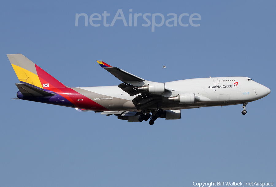 Asiana Cargo Boeing 747-48EM(BDSF) (HL7415) | Photo 393715