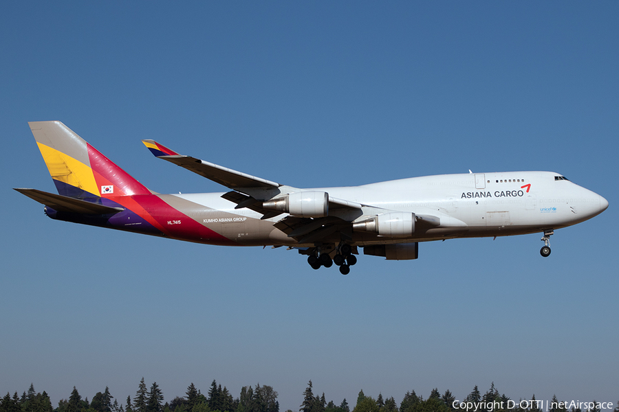 Asiana Cargo Boeing 747-48EM(BDSF) (HL7415) | Photo 522436