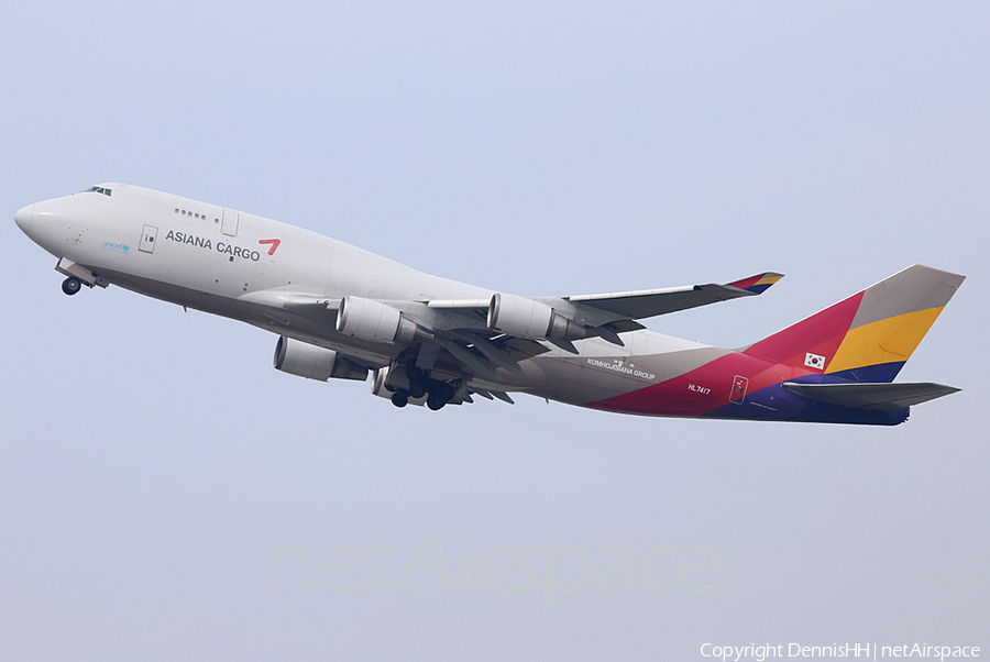 Asiana Cargo Boeing 747-48EM(BDSF) (HL7417) | Photo 337096
