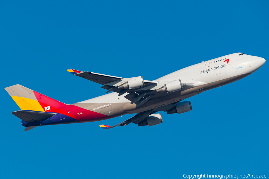 Asiana Cargo Boeing 747-48EM(BDSF) (HL7417) | Photo 600486