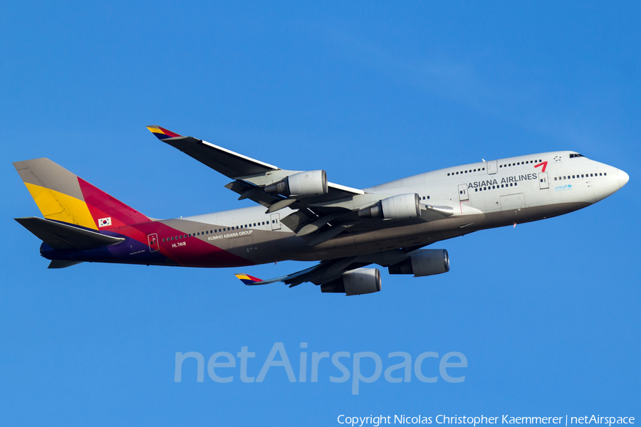 Asiana Airlines Boeing 747-48E (HL7418) | Photo 158783