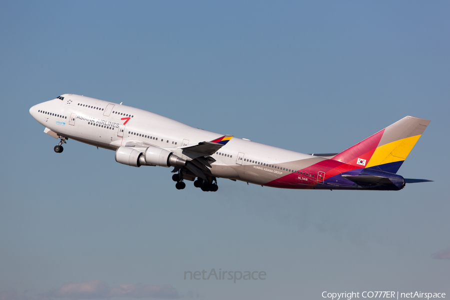 Asiana Airlines Boeing 747-48E (HL7418) | Photo 18907