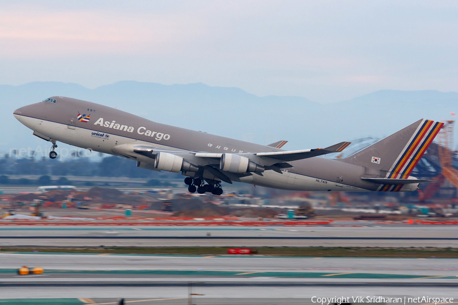 Asiana Cargo Boeing 747-48EF (HL7419) | Photo 11061